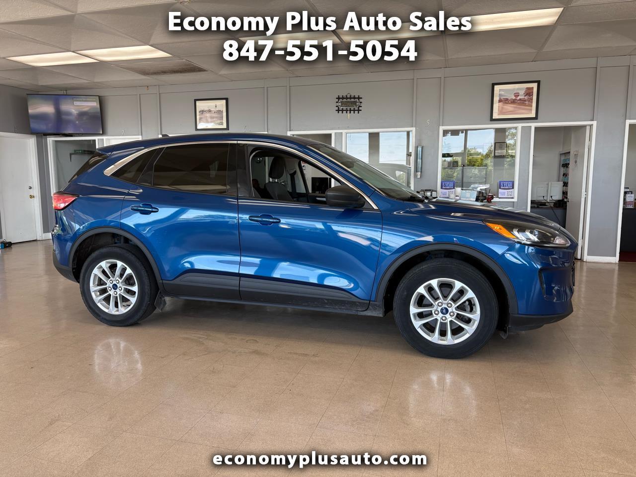 Blue 2022 Ford Escape SUV / Crossover All-Wheel Drive Automatic