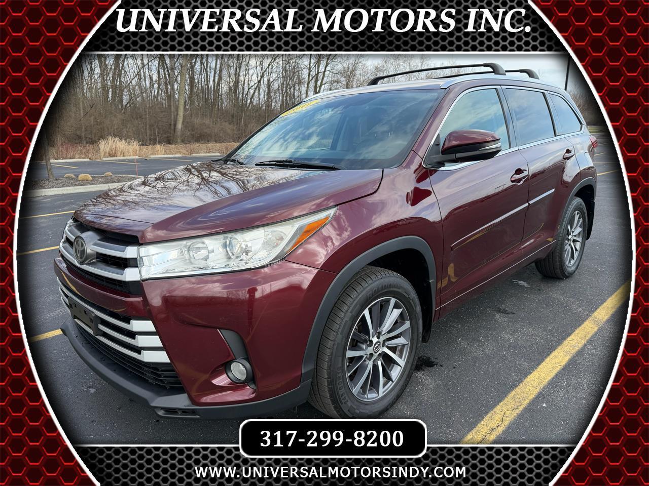 Toyota Highlander XLE AWD V6 2017