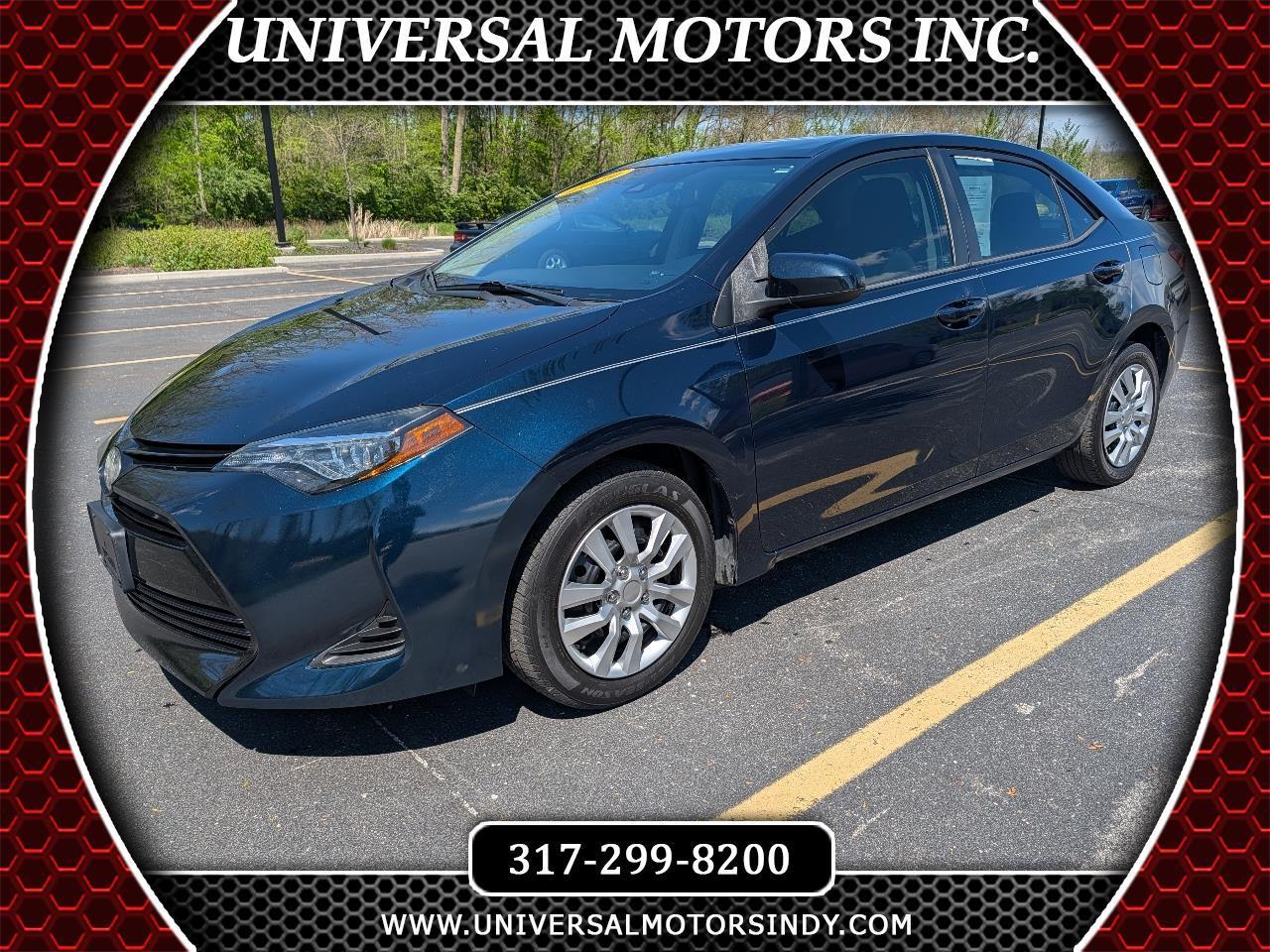 Toyota Corolla XLE CVT 2019