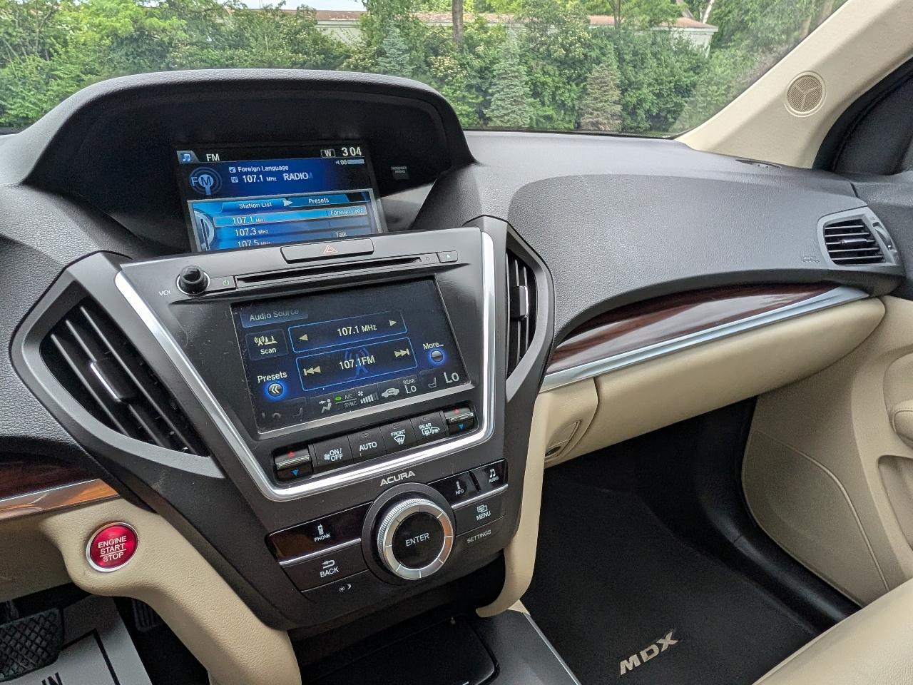 Acura MDX SH-AWD 9-Spd AT 2016