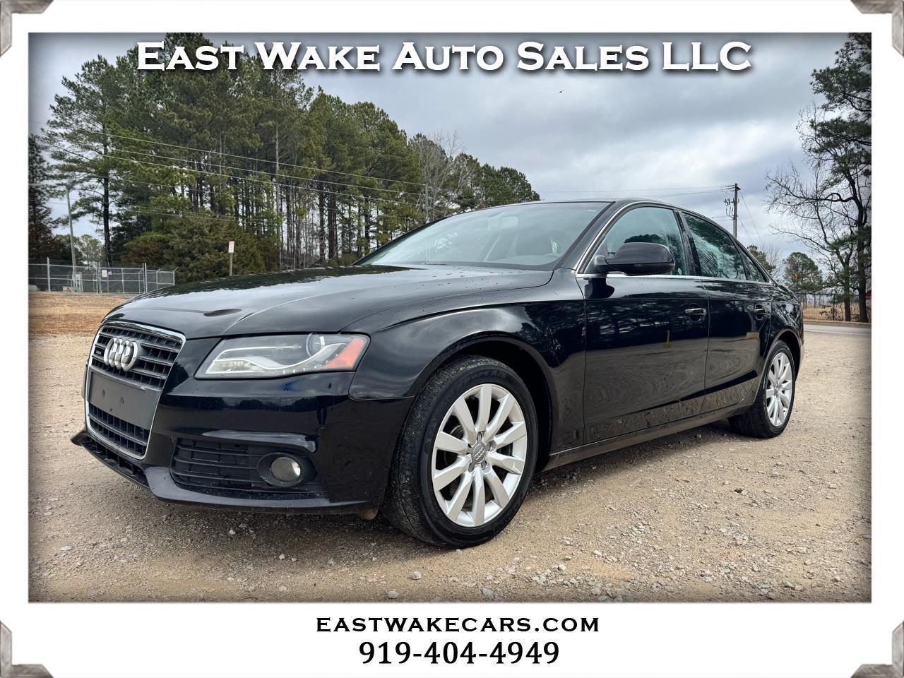 2012 Audi A4 2.0T Sedan quattro Tiptronic