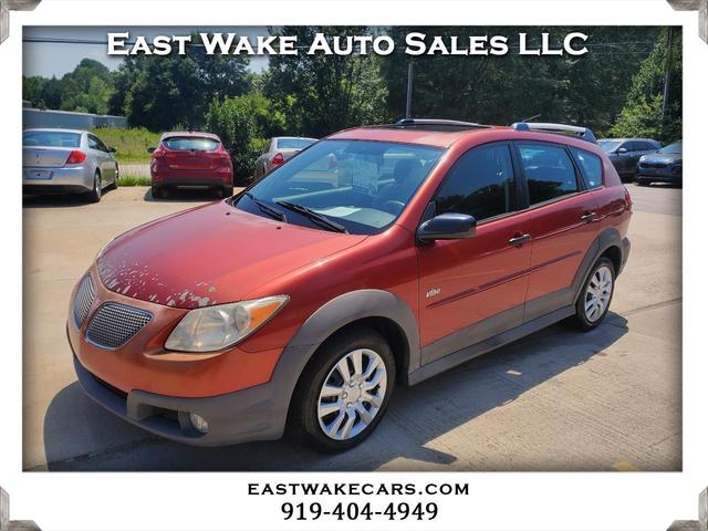 Red (Burgundy) 2008 Pontiac Vibe Hatchback Front-Wheel Drive Automatic