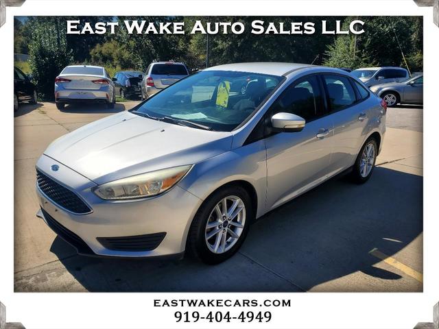 Silver 2015 Ford Focus Sedan Front-Wheel Drive Automatic