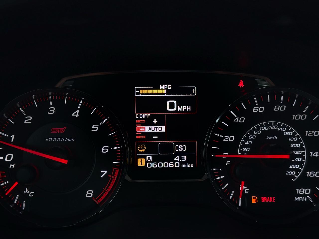 Subaru WRX STI Manual 2020