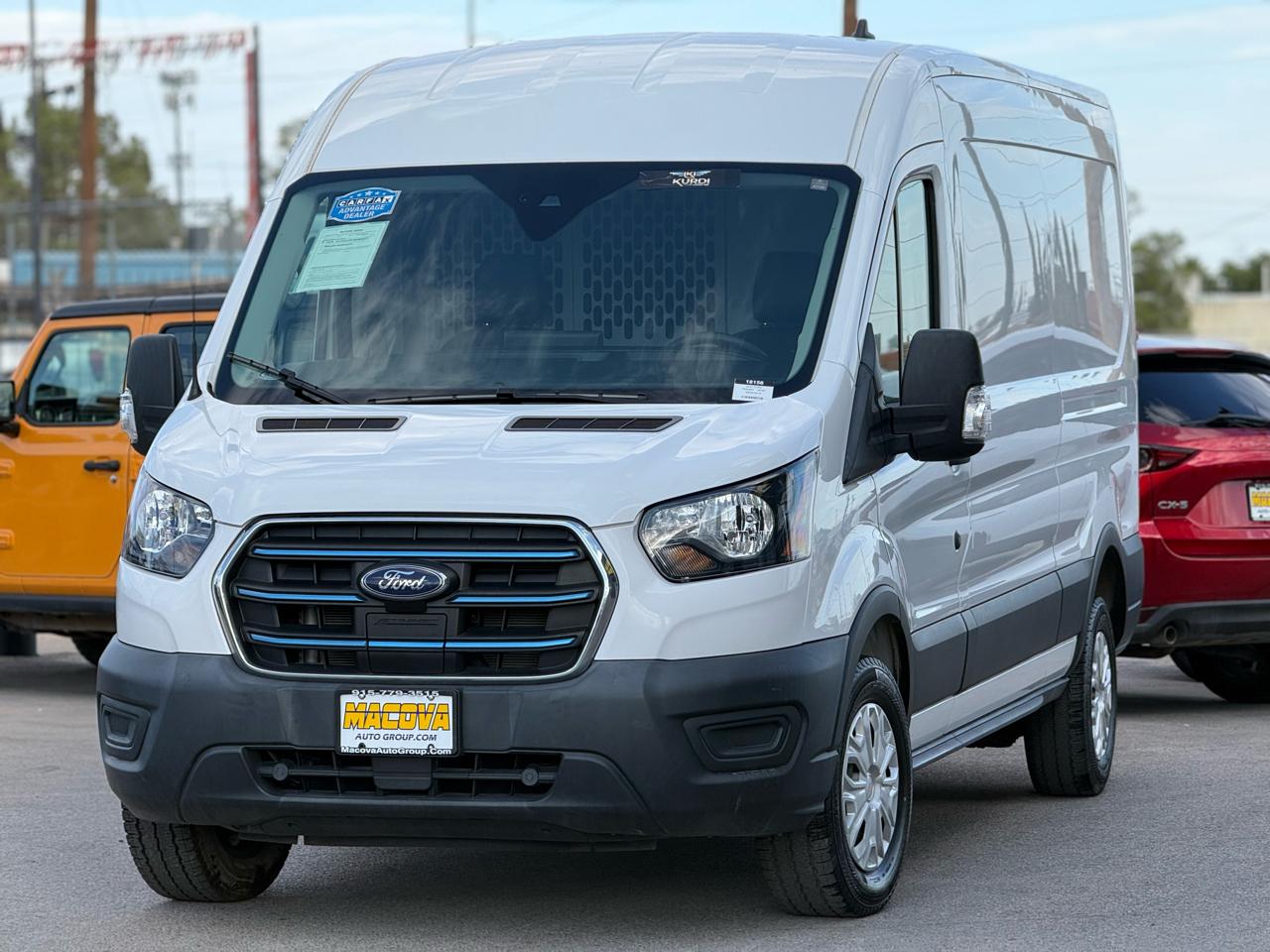 Ford E-Transit Cargo Van T-350 130" Med Rf 9500 GVWR RWD 2022