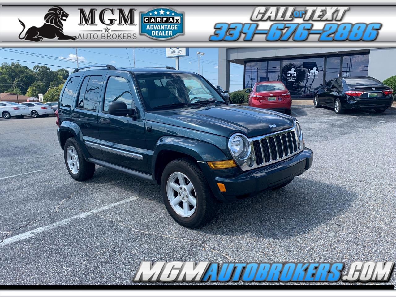 Used 2006 Jeep Liberty Limited 4wd For Sale In Montgomery Al
