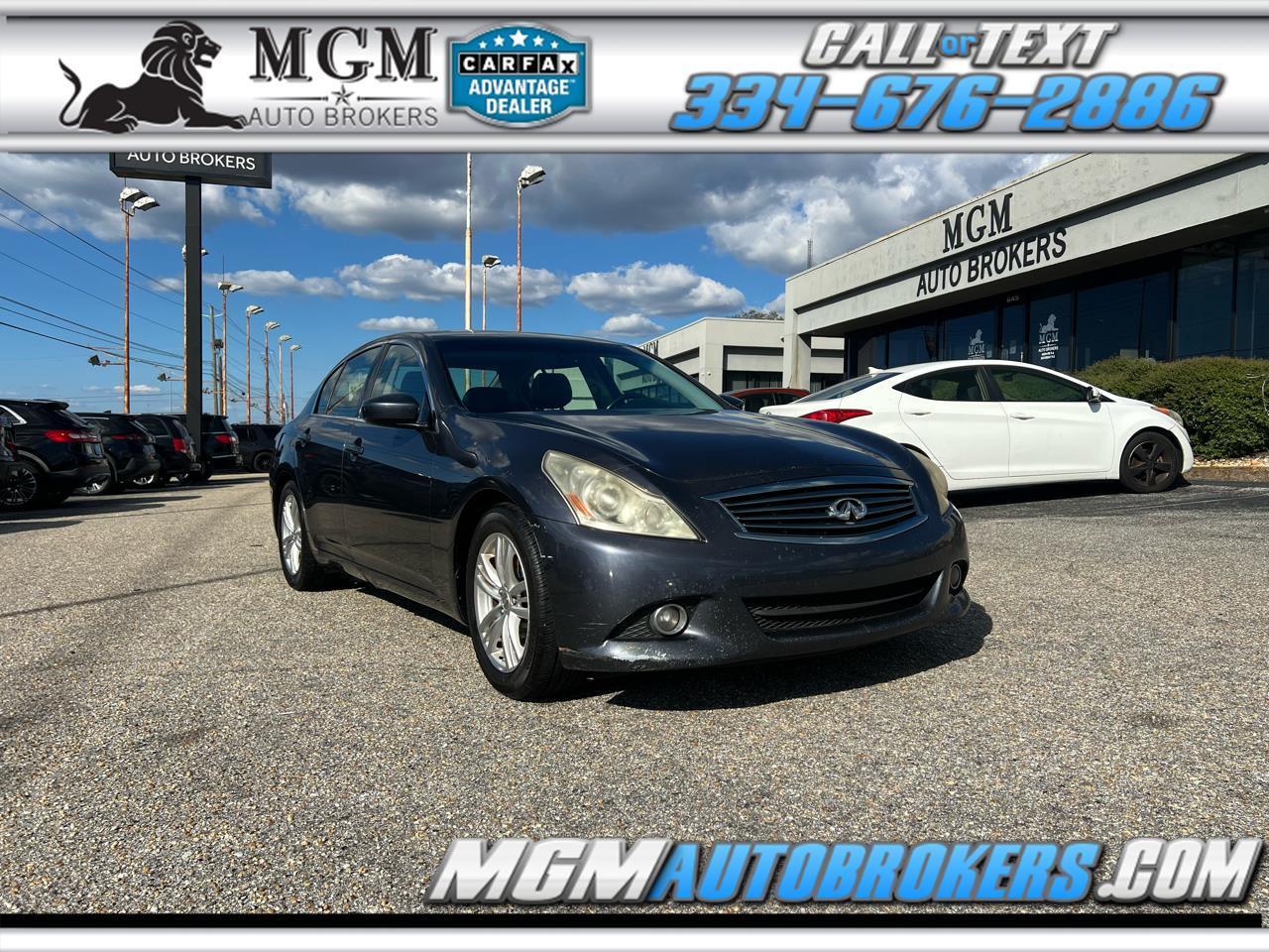 2010 Infiniti G37 Sedan BASE