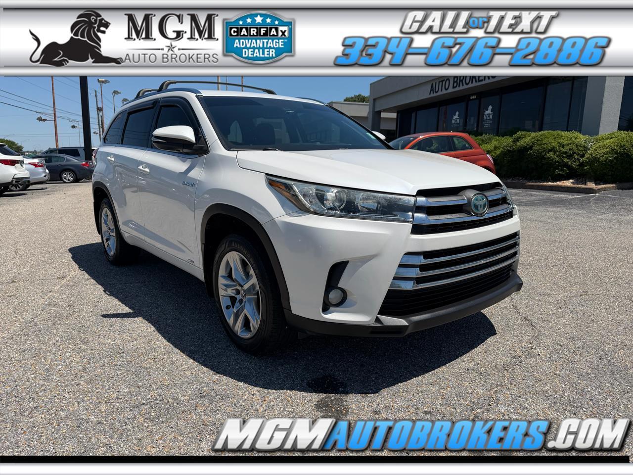 2017 Toyota Highlander HYBRID LIMITED