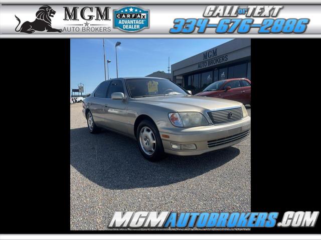 Gold 2000 Lexus LS 400 RWD Sedan Rear-Wheel Drive Automatic