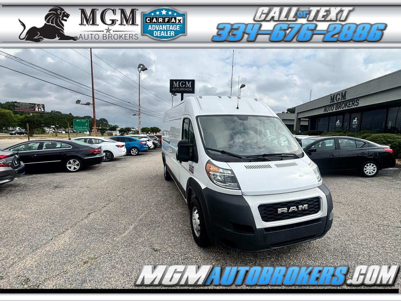 2020 RAM ProMaster Cargo Van 2500 HIGH