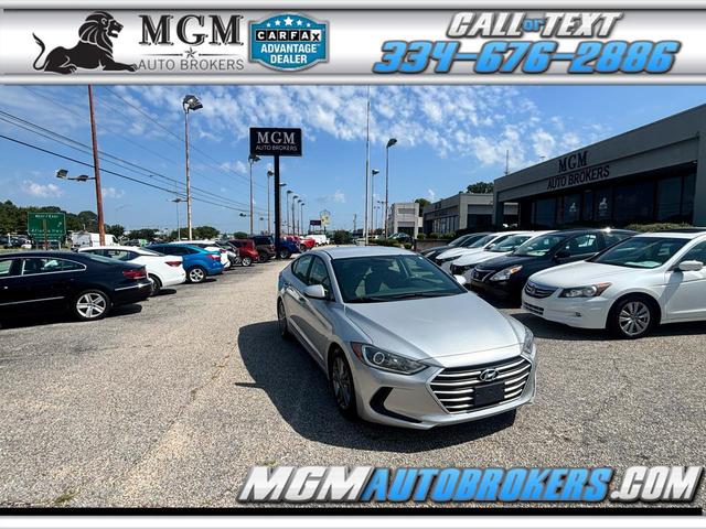 Silver 2018 Hyundai Elantra Sedan Front-Wheel Drive Automatic