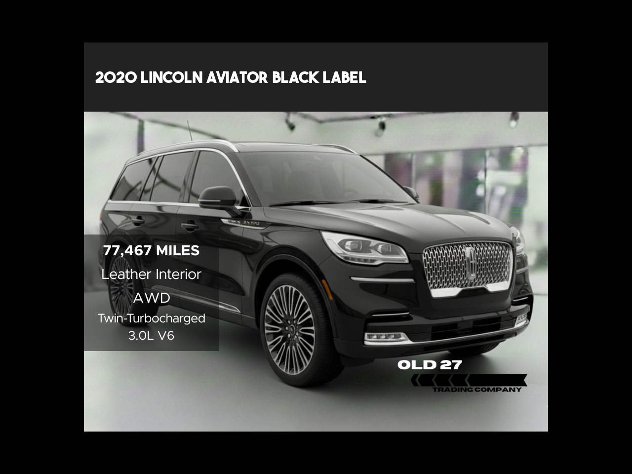 2020 Lincoln Aviator Black Label AWD