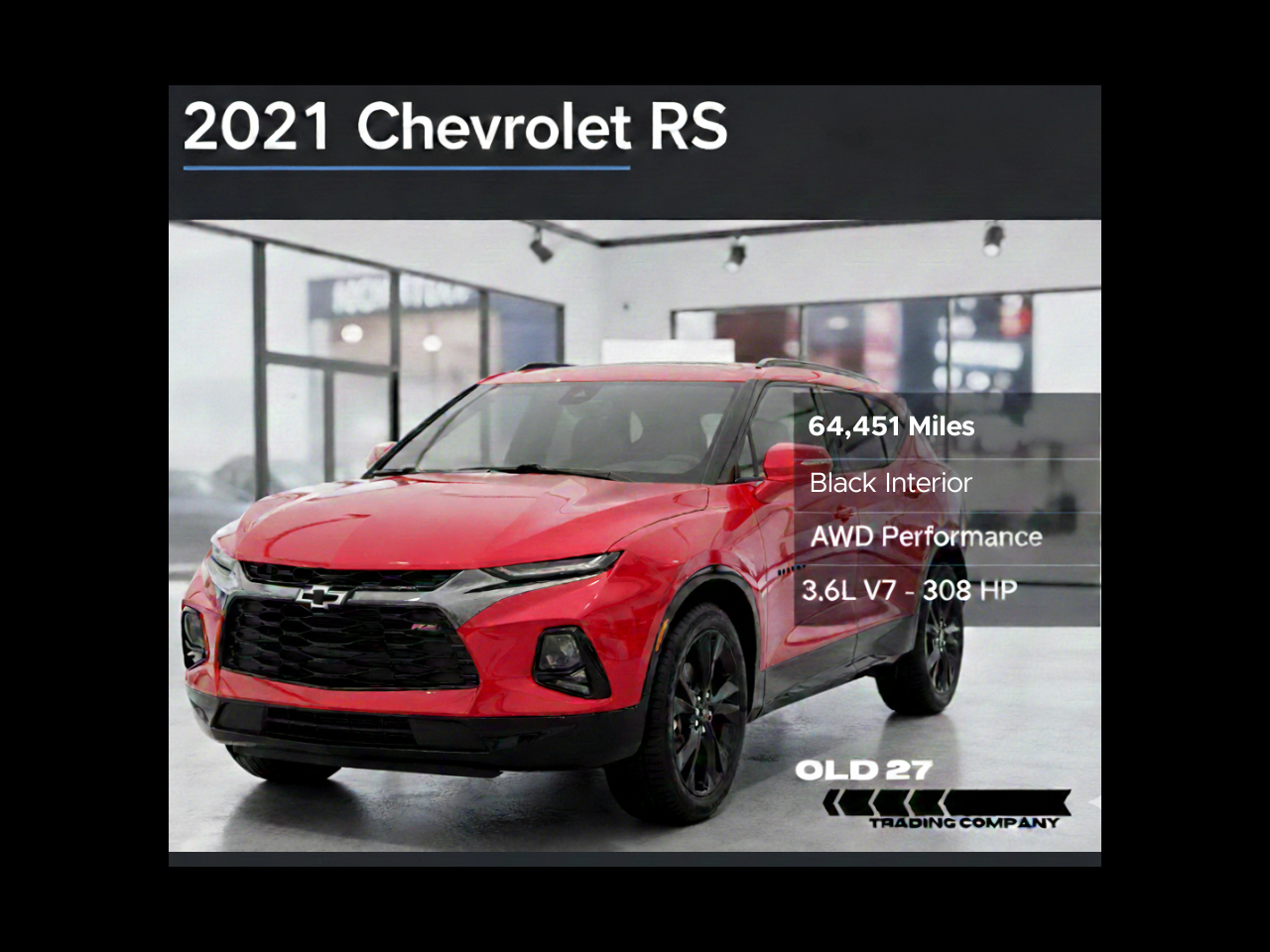 2021 Chevrolet Blazer AWD 4dr RS