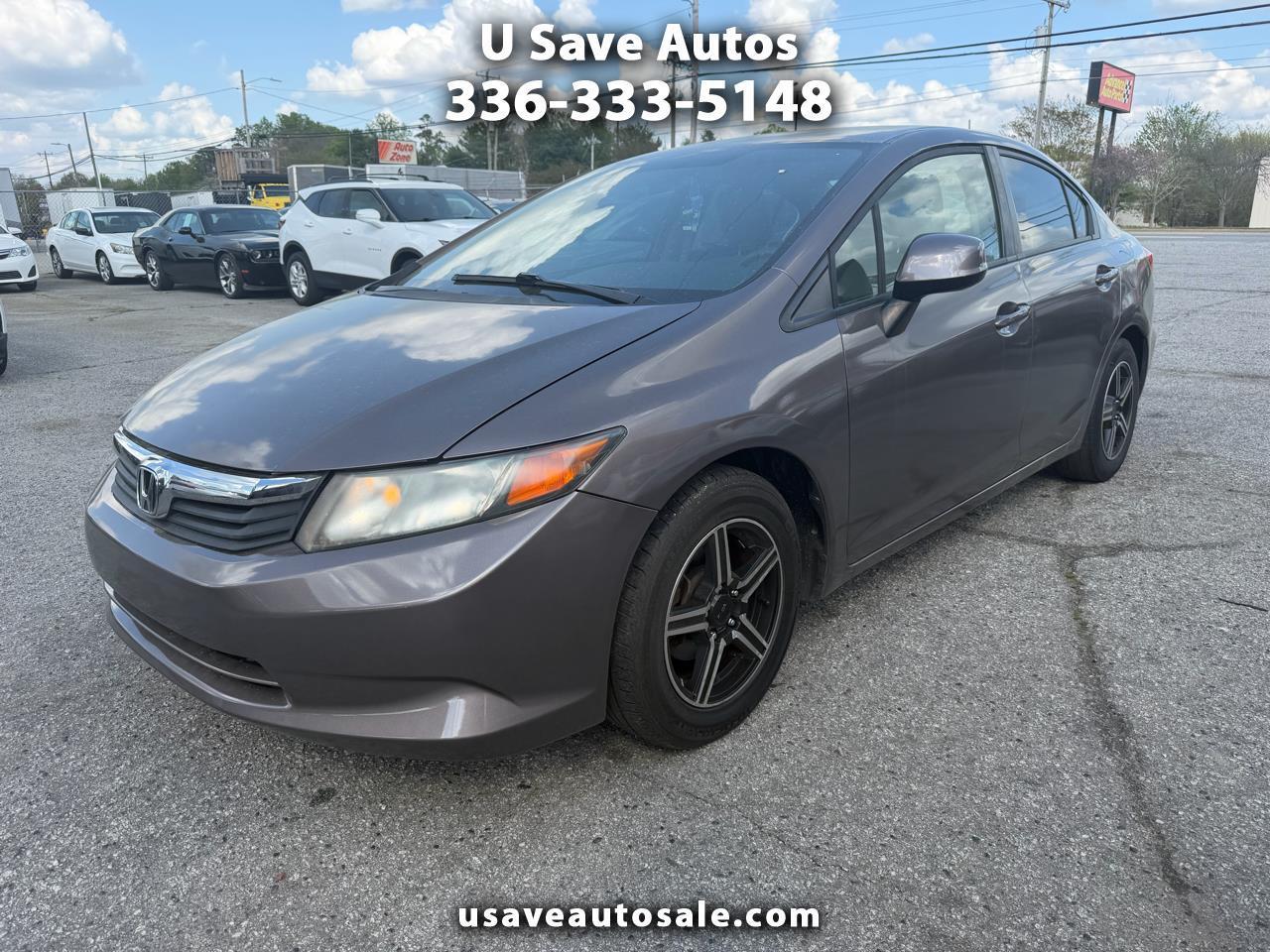 Honda Civic LX Sedan 5-Speed AT 2012
