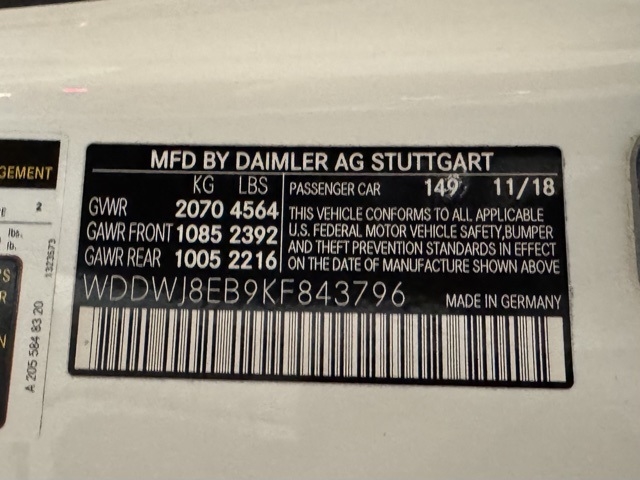 Mercedes-Benz C-Class C300 4MATIC Coupe 2019 Mercedes-Benz C-Class C300 4MATIC Coupe 2019