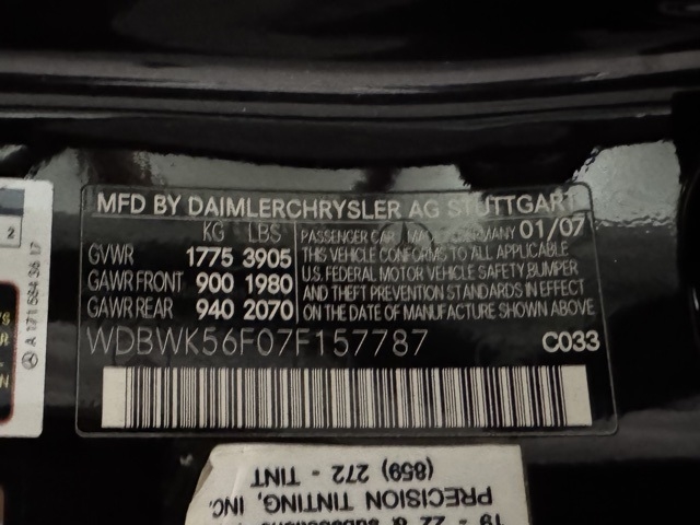 Mercedes-Benz SLK SLK350 2007 Mercedes-Benz SLK SLK350 2007