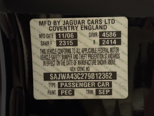 Jaguar XK-Series XKR Coupe 2007