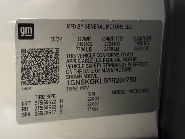 Chevrolet Suburban High Country 4WD 2023