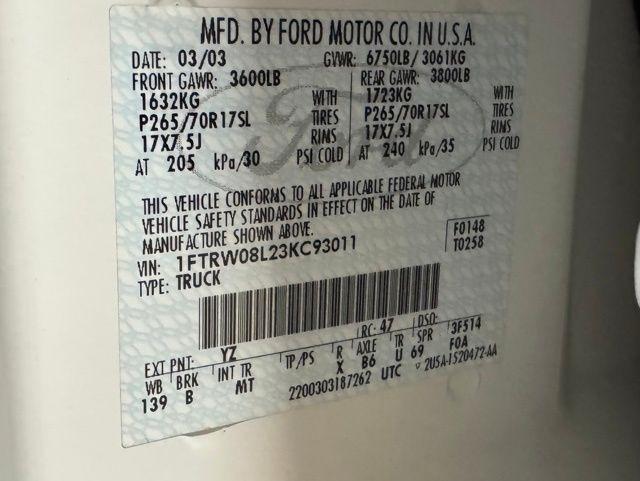 Ford F-150 King Ranch SuperCrew 4WD 2003