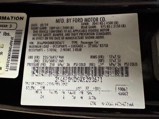 Ford Fusion SE 2019