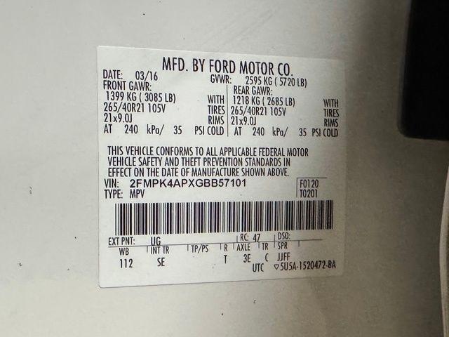 Ford Edge Sport AWD 2016