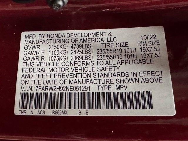 Honda CR-V Touring AWD 2022