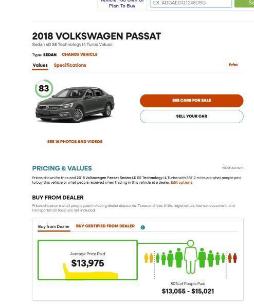 Volkswagen Passat  2018