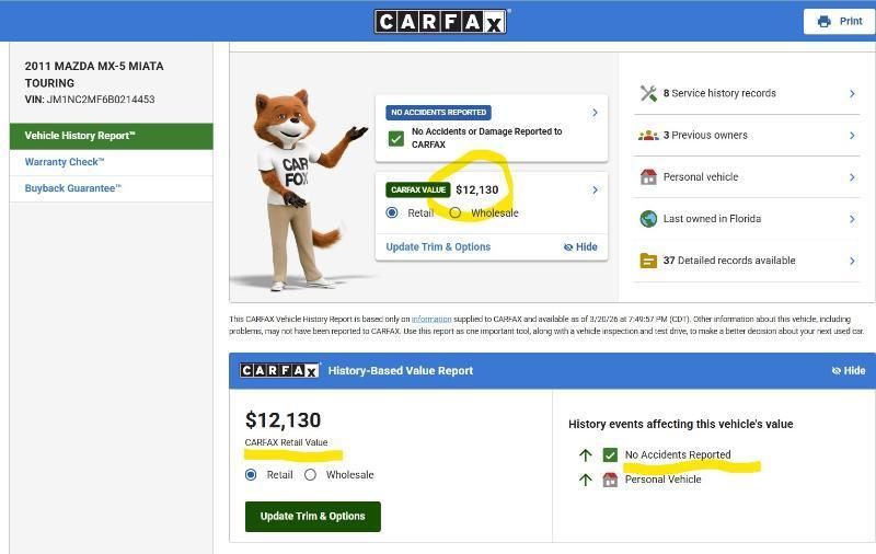 Mazda MX-5 Miata  2011