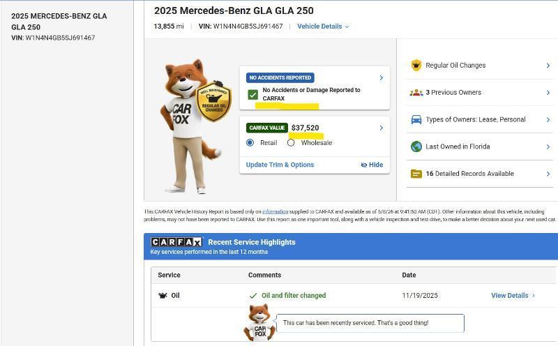 Mercedes-Benz GLA-Class  2025