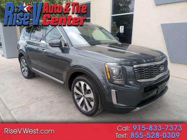 Gray 2021 Kia Telluride S AWD SUV / Crossover All-Wheel Drive Automatic