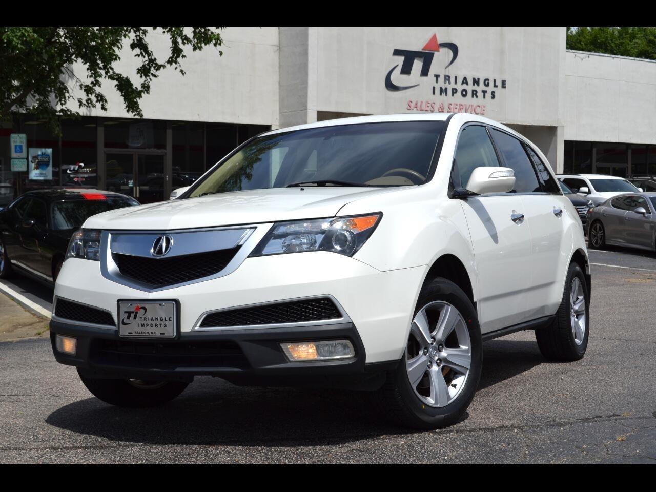 Used 2012 Acura MDX AWD 4dr Tech/Entertainment Pkg for Sale in Raleigh NC 27604 Triangle Imports