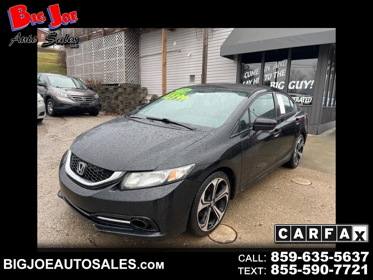 2015 Honda Civic Si Sedan 6-Speed MT