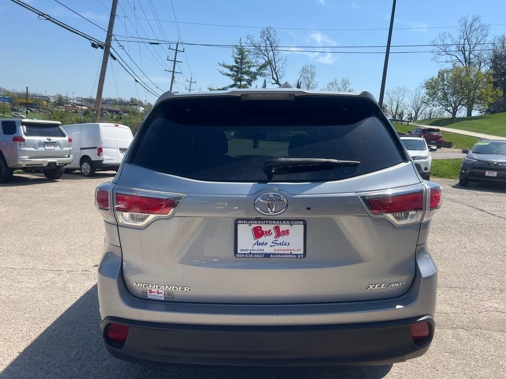 Toyota Highlander XLE AWD V6 2016