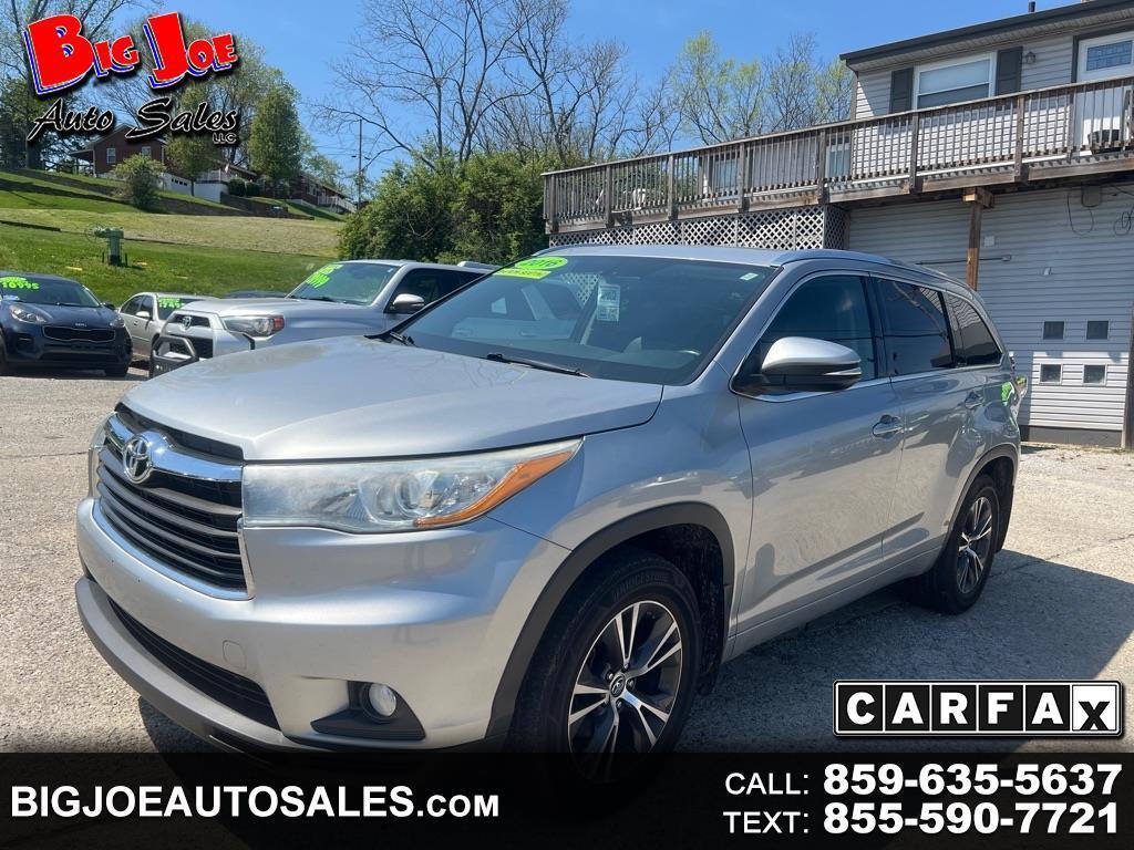Toyota Highlander XLE AWD V6 2016
