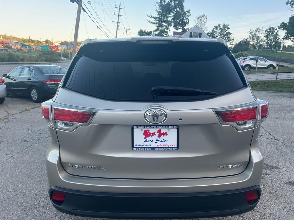 Toyota Highlander XLE AWD V6 2016