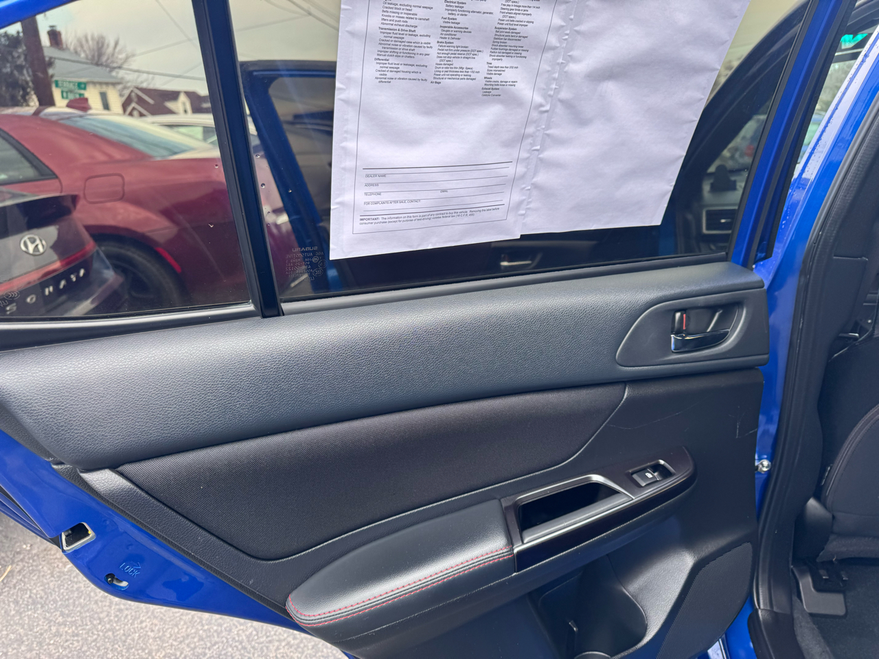 Subaru WRX Premium Manual 2019