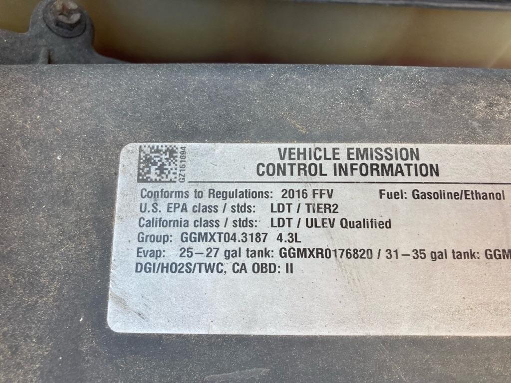 Chevrolet Silverado 1500 2WD Reg Cab 133.0" Work Truck 2016