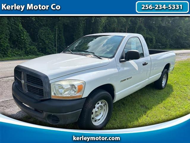 White 2006 Dodge RAM 1500 Pickup Truck Rear-Wheel Drive Automatic