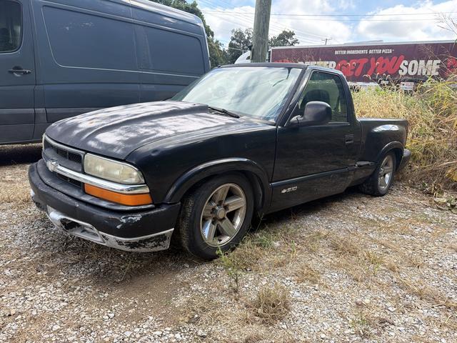 Black 1998 Chevrolet S-10 Pickup Truck Rear-Wheel Drive Automatic