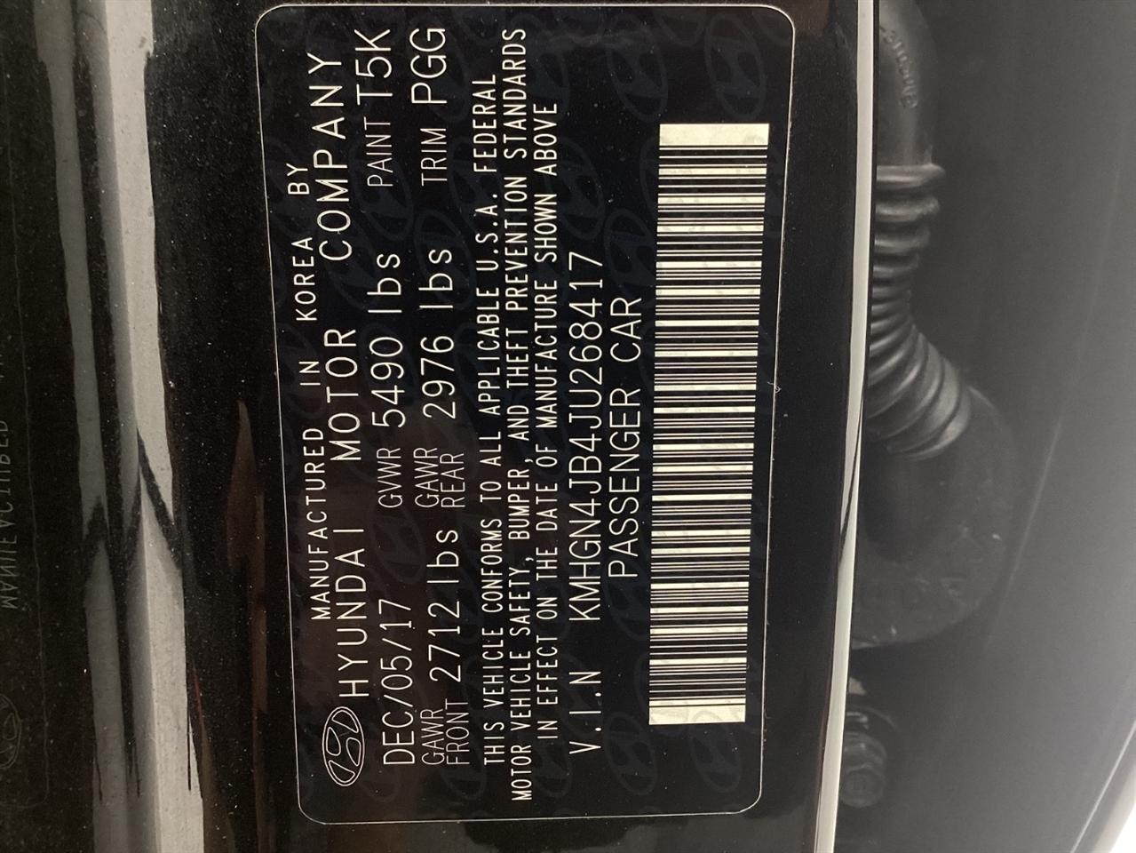 Genesis G80 3.3T Sport RWD 2018