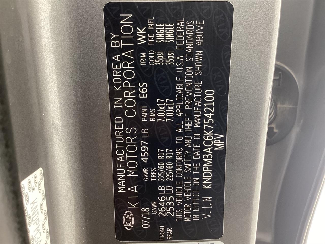 Kia Sportage LX FWD 2019