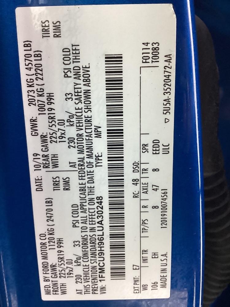 Ford Escape SEL AWD 2020