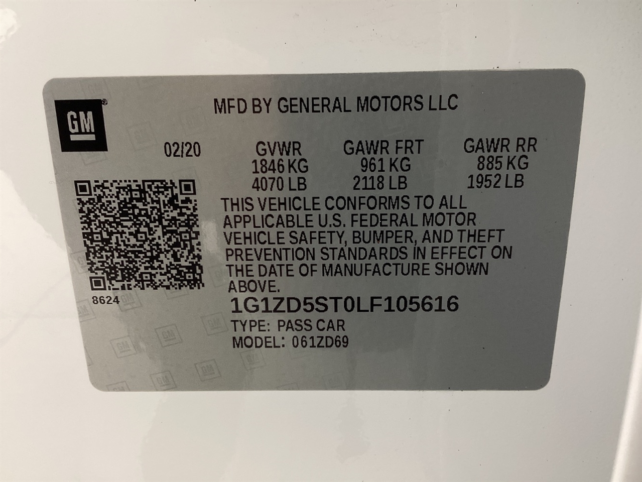 Chevrolet Malibu 4dr Sdn LT 2020
