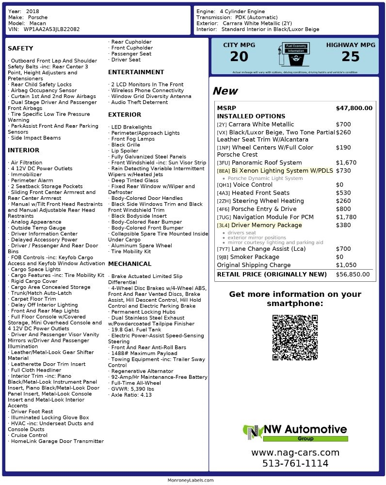 Porsche Macan AWD 2018