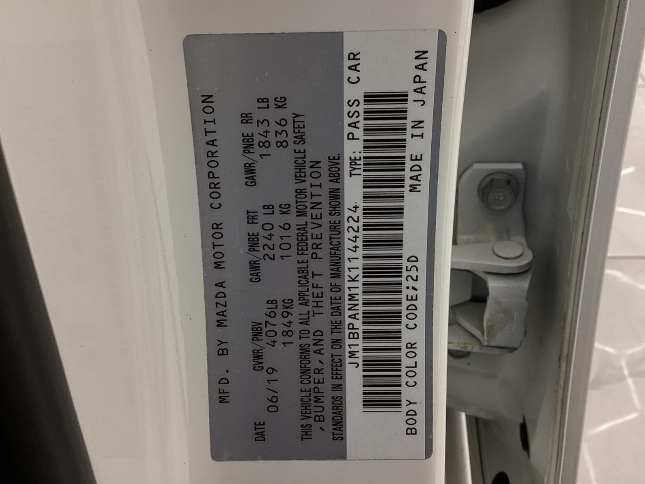 Mazda Mazda3 Hatchback FWD Auto w/Premium Pkg 2019