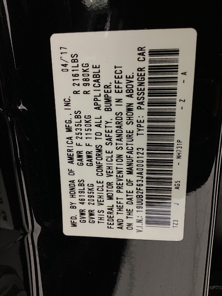 Acura TLX 3.5L FWD w/A-SPEC Pkg 2018