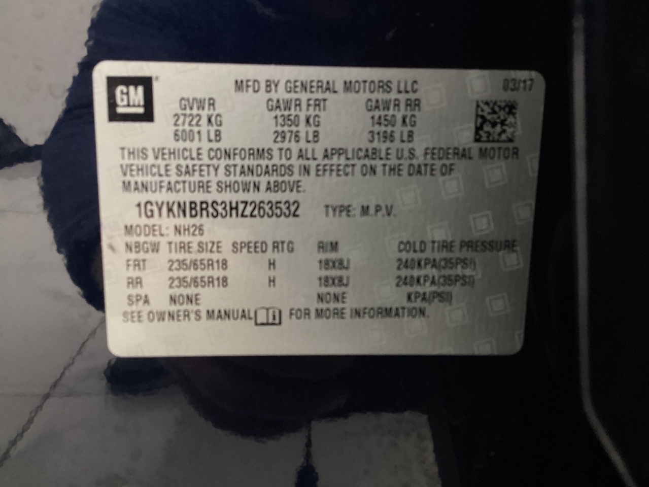 Cadillac XT5 FWD 4dr Luxury 2017