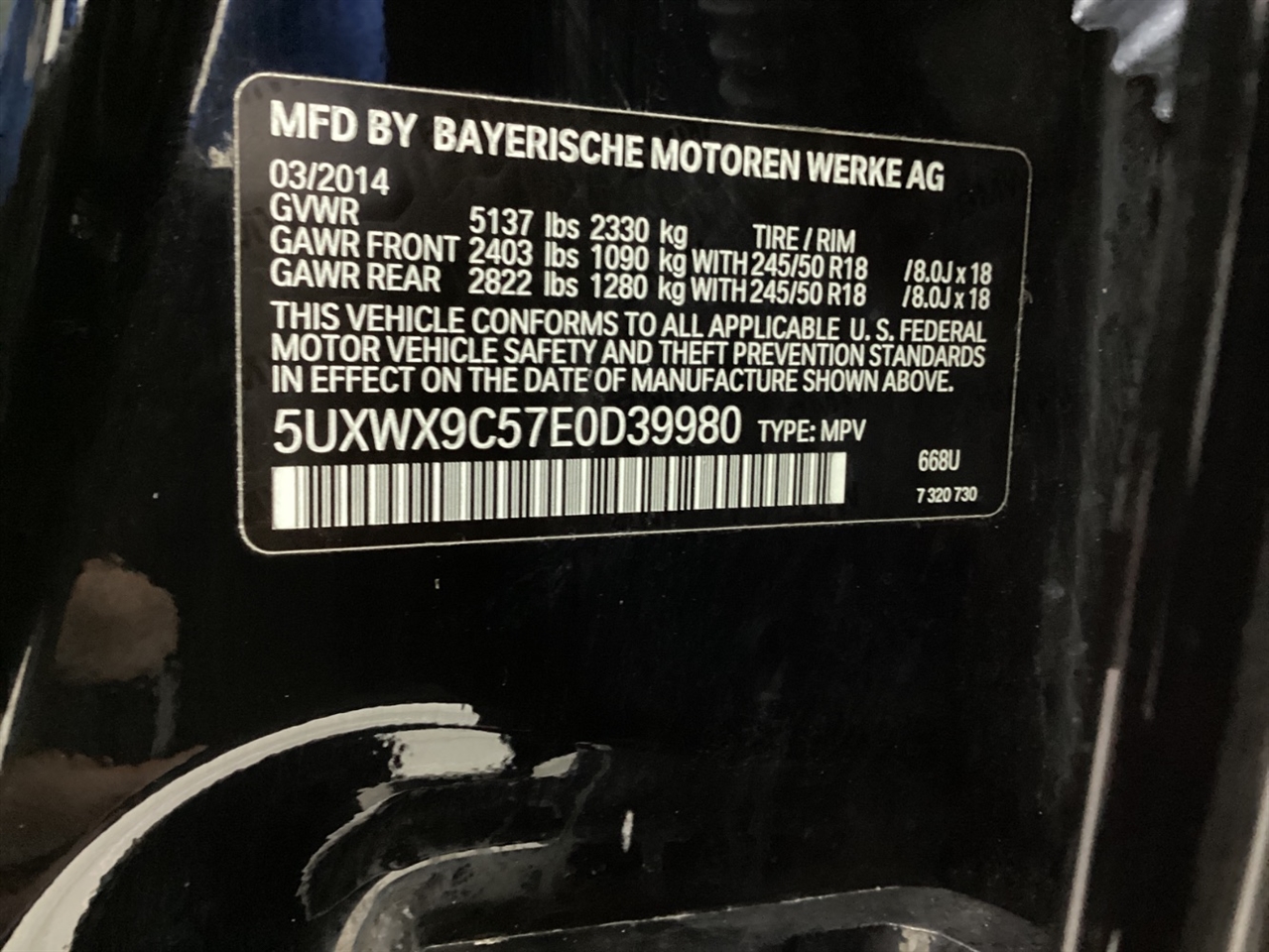 BMW X3 AWD 4dr xDrive28i 2014