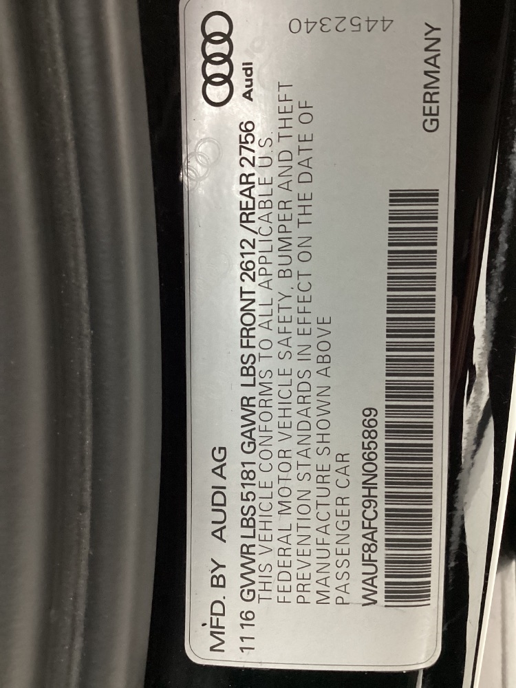 Audi A6 2.0 TFSI Premium quattro AWD 2017