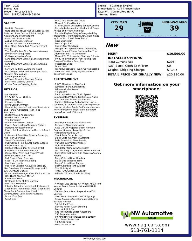 Kia Forte LXS IVT 2022